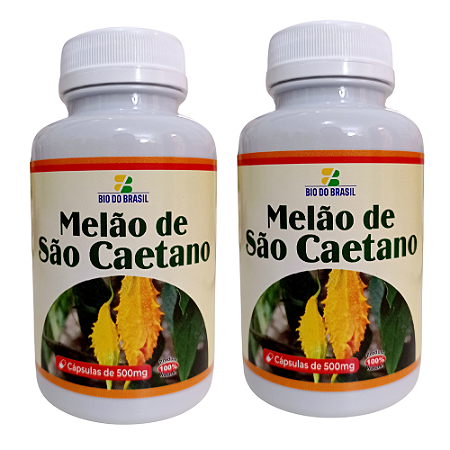 Melão de são caetano - 2 unidades de 100 cápsulas 500mg- Bio Vittas