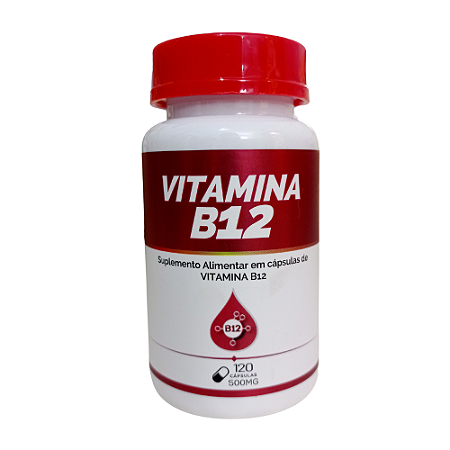Vitamina B12 500mg 120 cápsulas - Bio Vits