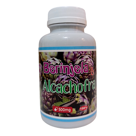 Berinjela com Alcachofra 500mg 100 cápsulas - Bio Vitts