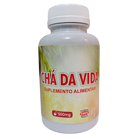 Chá da Vida 500mg 100 cápsulas - Bio Vitts