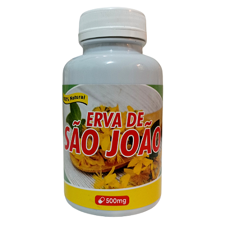Erva de São João 500mg  100 Cápsulas - Bio vittas