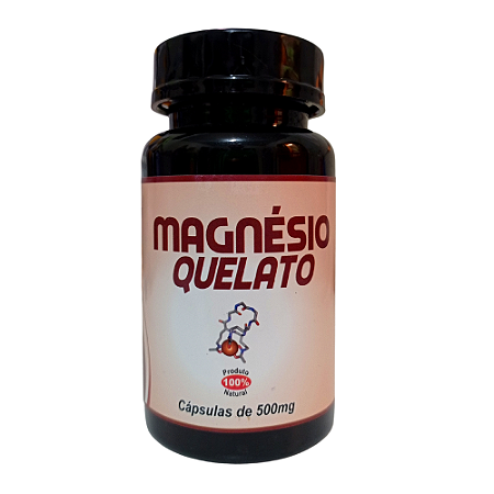 Magnésio Quelato 500mg 100 cápsulas - Bio Vitts