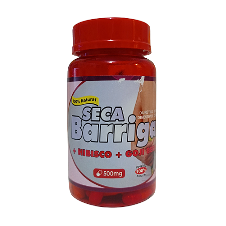 Seca Barriga com Hibisco e Goji Berry 500mg 100 cápsulas - Bio Vittas