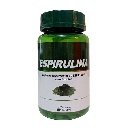 Spirulina 500mg 120 cápsulas - Bio Vitts