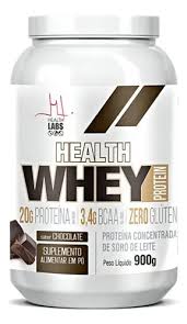 Health Whey Protein Health Labs Sabor Chocolate 900g