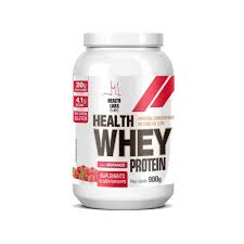 Health Whey Protein Health Labs Sabor Morango 900g