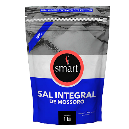 Sal Integral De Mossoro Smart Moido Fino - 1kg