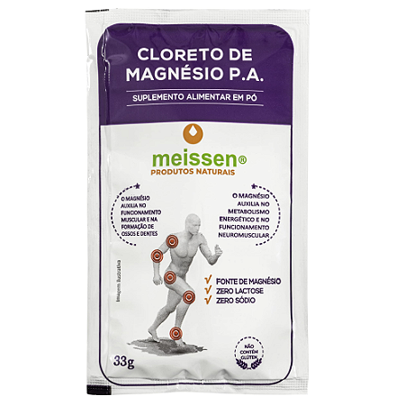 Cloreto De Magnésio P.a Sachê 33g Meissen Sabor Sem sabor