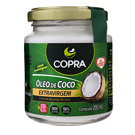 Óleo De Coco Extra Virgem Copra 200ml