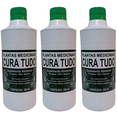 Kit 3 Cura Tudo 500ml