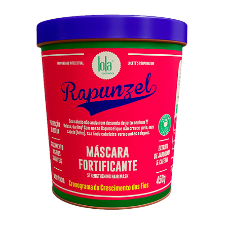 Máscara De Tratamento Lola Rapunzel 450g