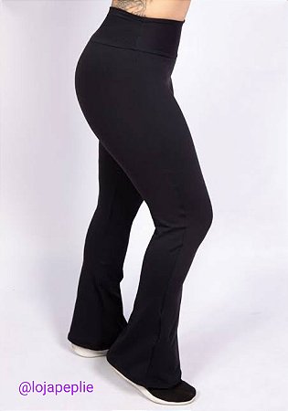 Calça preta bailarina 2025