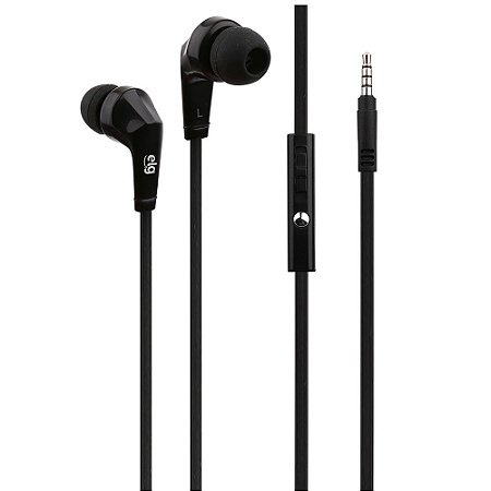 Fone de ouvido ELG EP01 Preto