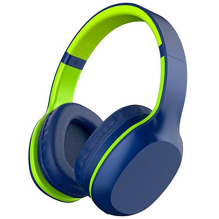 Headphone Xtrax Groove Bluetooth Preto/Verde