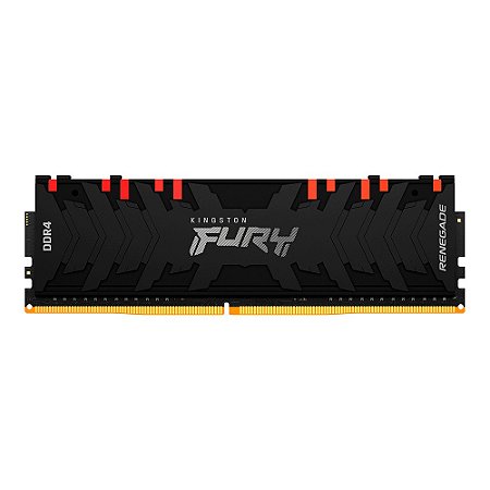 Memória Kingston Fury, RGB, 8GB, 3600MHz, DDR4, CL16 Preto