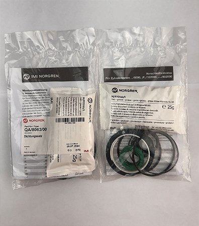 Kit reparo para atuador cilindro Norgren - modelo QA/8063/00