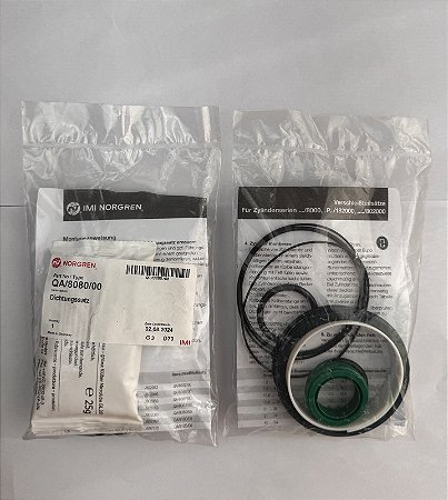 Kit reparo para atuador cilindro Norgren - modelo QA/8080/00