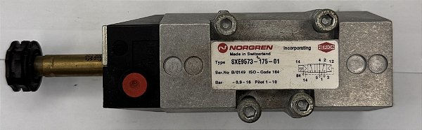 Válvula ISO Star solenoide ISO 1, 5/2, Solenoide pilot / air spring return SXE9573-175-01