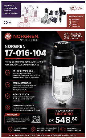 Purgador de Ar Automático 1/2 NPT - ref. 17-016-104