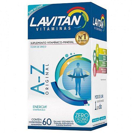 Lavitan A-z Original Suplemento Vitamínico 60 Comp