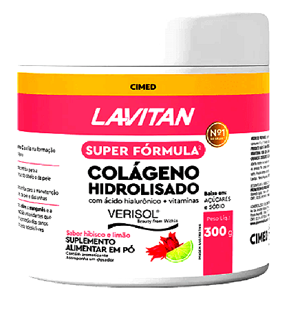 Lavitan Colageno Hidr. 300g Hibisco e Limão