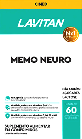 Lavitan Memória Com 60 Comprimidos