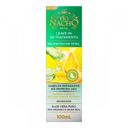 Leave-In de Tratamento Tio Nacho Reconstrutor Total com 100ml