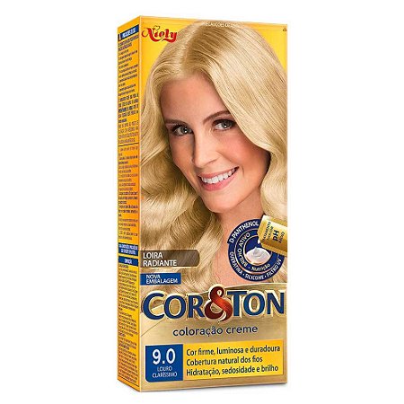 Tintura Cor&ton Niely 9.0 Louro Claríssimo