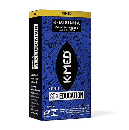 Preservativo Camisinha k-Med Extralubrificada C/ 8 Und