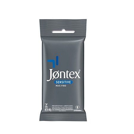 Preservativo Jontex Sensitive C/ 6 Unidades
