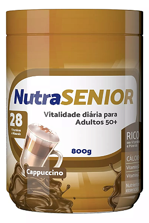 NUTRA SENIOR ADULTO 50+ CAPPUCINO - POTE 800G