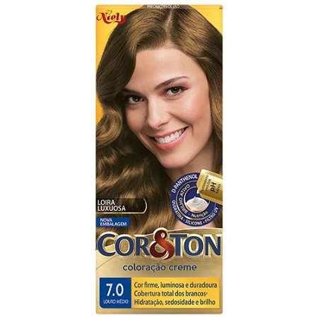 Tintura Cor&ton Niely 7.0 Louro Médio