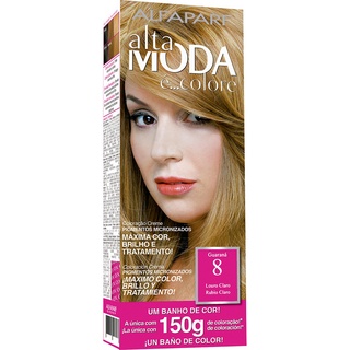 Tintura Alta Moda 8 Louro Claro Guarana