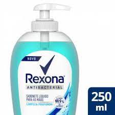 SAB LÍQ PARA MÃOS REXONA ANTIBACTERIAL LIMPEZA PROFUNDA 250ML