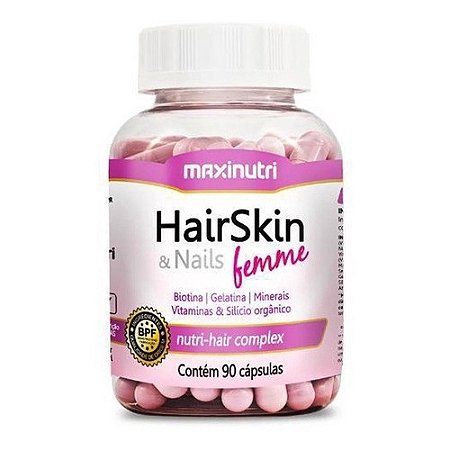 Hairskin Femme - Maxinutri - 90 Cápsulas