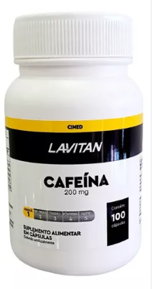 Lavitan cafeina com 100 capsulas