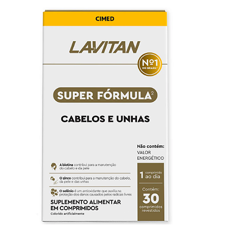 Lavitan Cabelos e Unhas Super Fórmula  C/30 cps