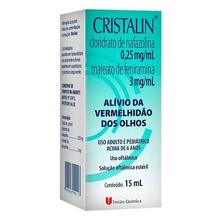 Cristalin Colírio Solução Oftálmica 15ml