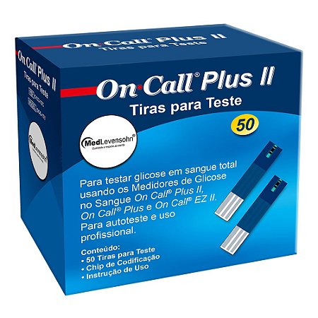 Tira On Call Plus Com 50 Unidades On Call Plus Ii