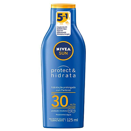 Protetor solar Nivea Sun Protect & Hidrata FPS30- 125 ml