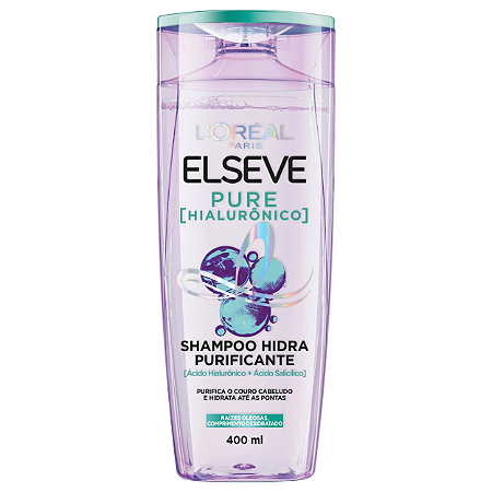 Shampoo Elseve Pure Hialurônico 400ml