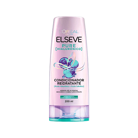 Condicionador Reidratante Elseve Pure Hialurônico 200ml