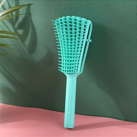 ESCOVA DE CABELO POLVO VERDE ÁGUA