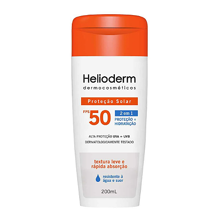 Protetor Solar Corporal FPS 50 Helioderm Suncare 200ml