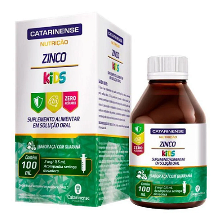 Polivitamínico Zinco Nutricão Kids Susp 100ML Catarinense