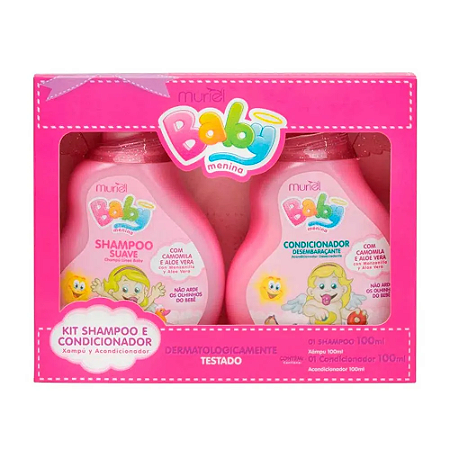 Kit Muriel Baby Menina Shampoo + Condicionador 100ml