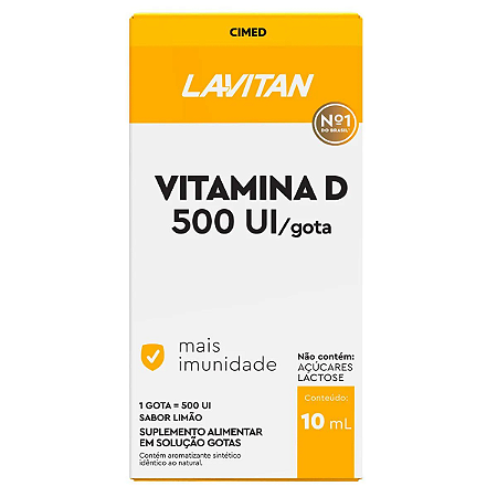 Lavitan Vitamina D 500 UI/Gotas 10ml