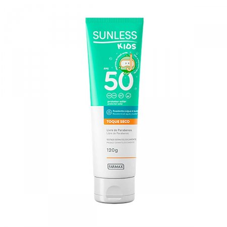 PROTETOR SOLAR SUNLESS KIDS FPS50 COM 120G