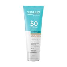 PROTETOR SOLAR FACIAL SUNLESS CLARO FPS50
