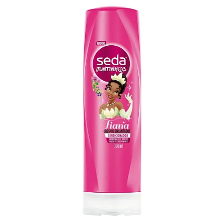 CONDICIONADOR SEDA JUNTINHOS TIANA CRESPOS ENCANTADOS COM 300ML